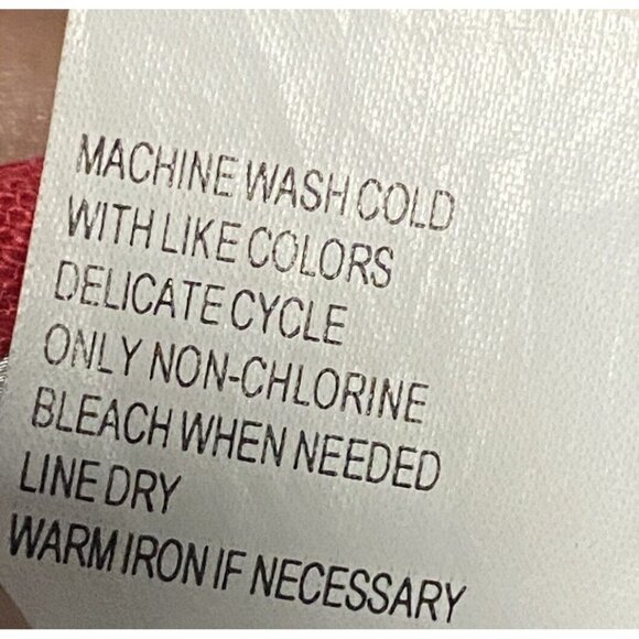 Halmode Petite Red Linen Rayon Maxi Size 14 Sleeveless Dress Side Slit - Picture 10 of 13